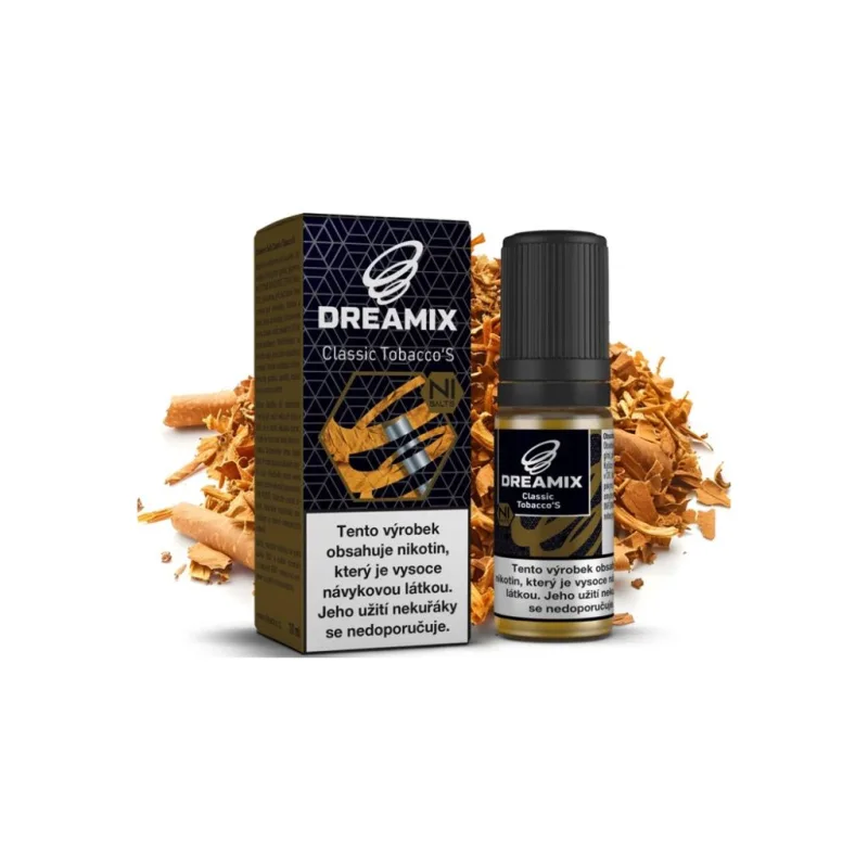 Liquid Dreamix SALT Klasický tabák (Classic Tobacco'S) 10ml - 10mg