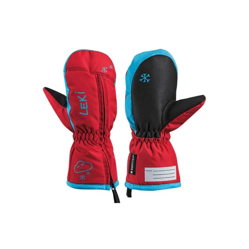 Leki Little Snow Mitt - red/cyan
