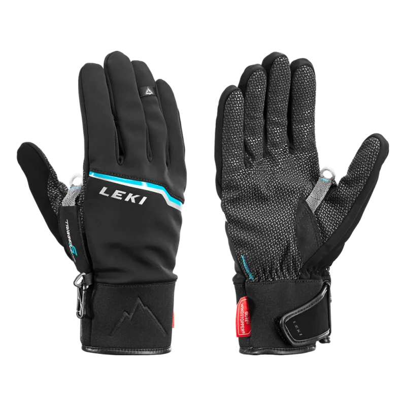 Leki Tour Precision Black-Chrome-Cyan 636773301