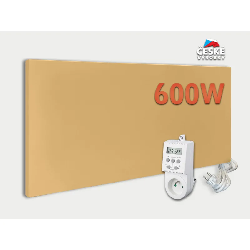 Infrapanel s termostatem 600W Karamel