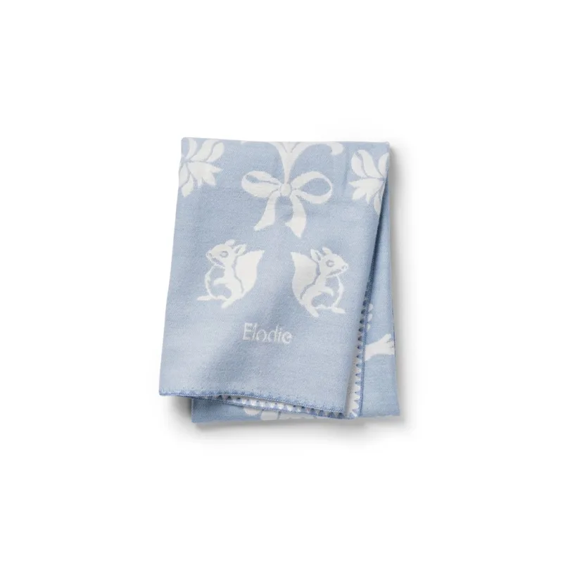Jacquard Blanket Elodie Details - Blueberry Blue