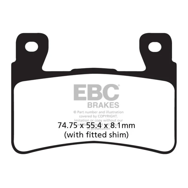 Brzdové destičky EBC FA265HH