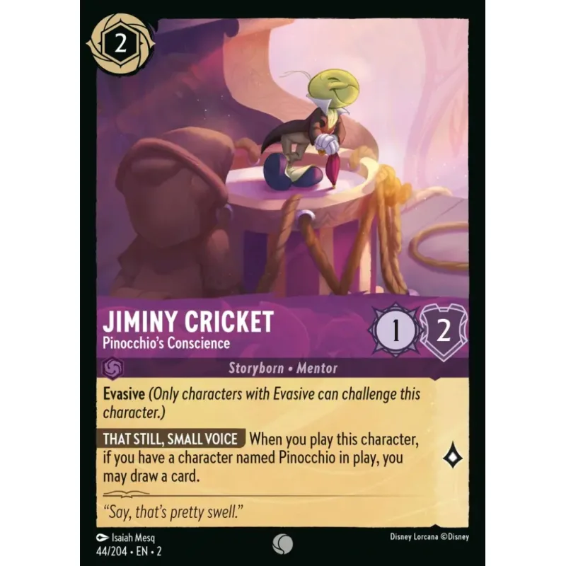 Jiminy Cricket - Pinocchio's Conscience  - foil