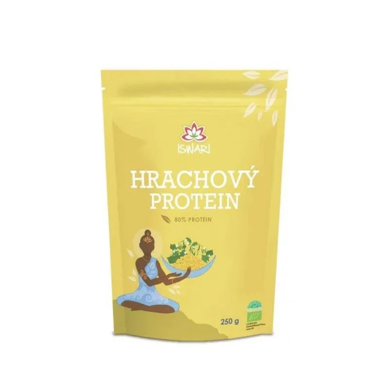 Proteín Hrachový  80% BIO 250g Iswari