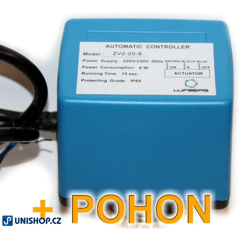 Pohon pro zónový ventil Lufberg ZV  230V