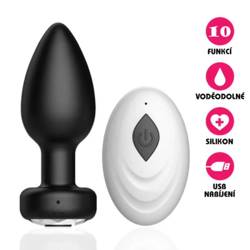 Silikonvý anální kolík USB Silicone Anal Plug