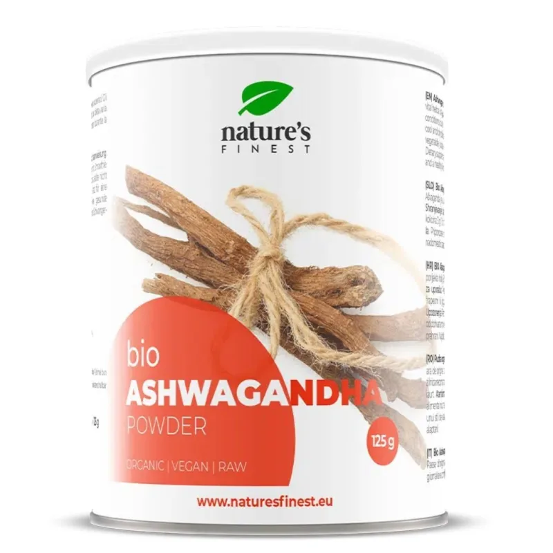 NutrisSlim BIO Ashwagandha prášek, 125 g