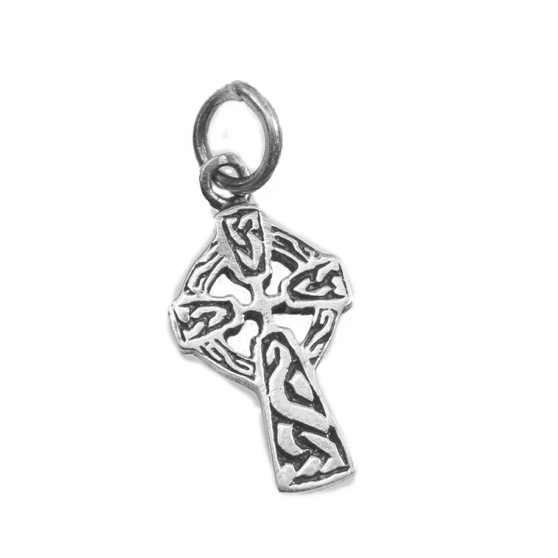 Stříbrný přívěsek, ochranný prastarý symbol Keltský Kříž nr. 06