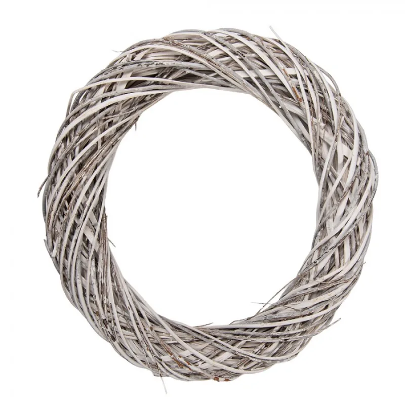 Světlý ratanový věnec Riet X XL – 50x9 cm