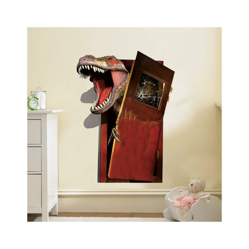 Samolepka Dinosaurus útočí