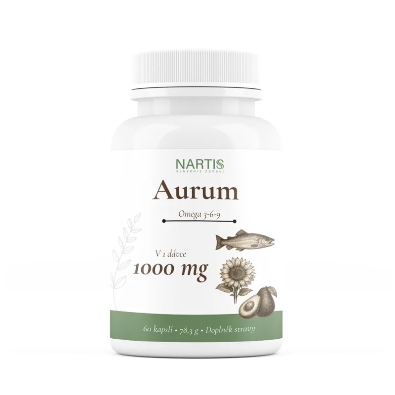 Nartis Aurum Omega 3-6-9 60 kapslí