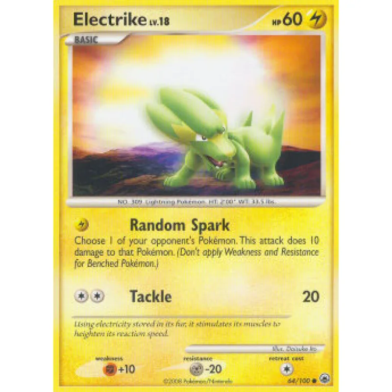 Electrike Lv.18 (MD 64) - LIGHT PLAYED