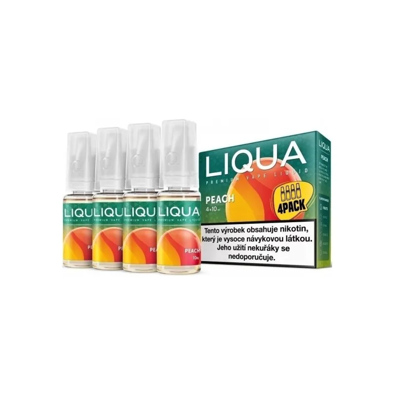 Liqua 4x10 Peach 12mg