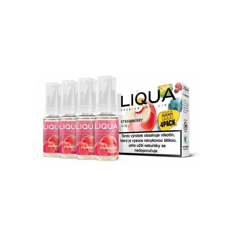 Liquid LIQUA Elements 4Pack Strawberry 4x10ml-3mg (Jahoda)
