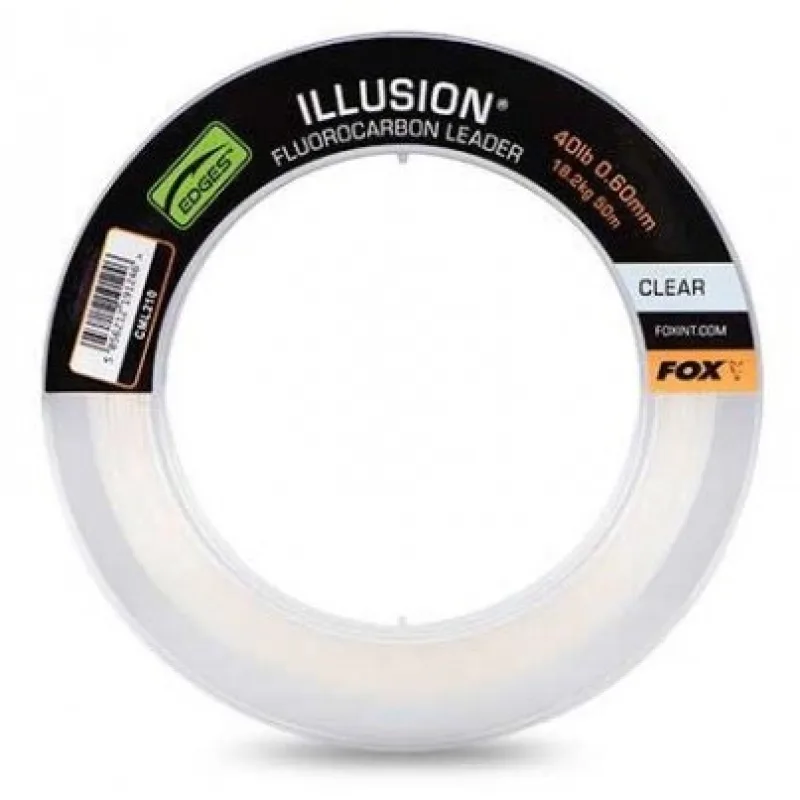 Fox Fluorocarbon Edges Illusion Leader Naturals Clear 0,60mm 50m
