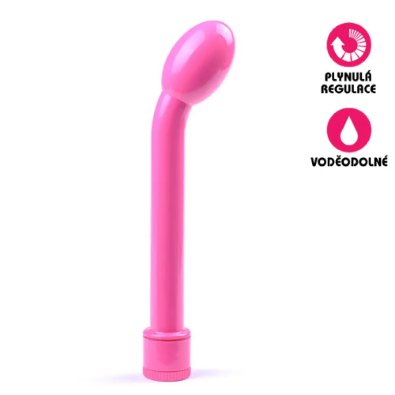 Vibrátor na bod G nebo prostatu růžový