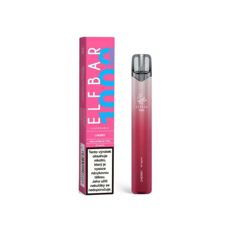 Elf Bar 1000 elektronická cigareta 20mg Cherry
