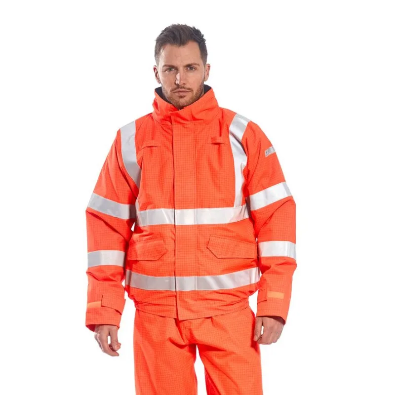 Bunda bomber Bizflame Rain Hi-Vis Antistatic FR