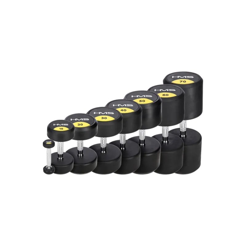 Pogumovaná jednoruční činka HMS HG Pro 20 kg