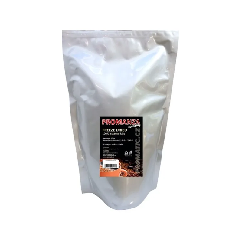 Promanza ECONOMY 100% instantní káva 500g (freeze dried)