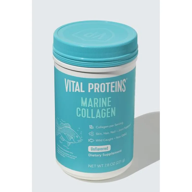 Marine Collagen (mořský kolagen), Wild Caught, bez příchutě, 221 gramů