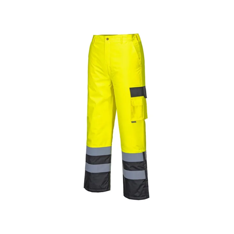 Zateplené kalhoty Hi-Vis contrast