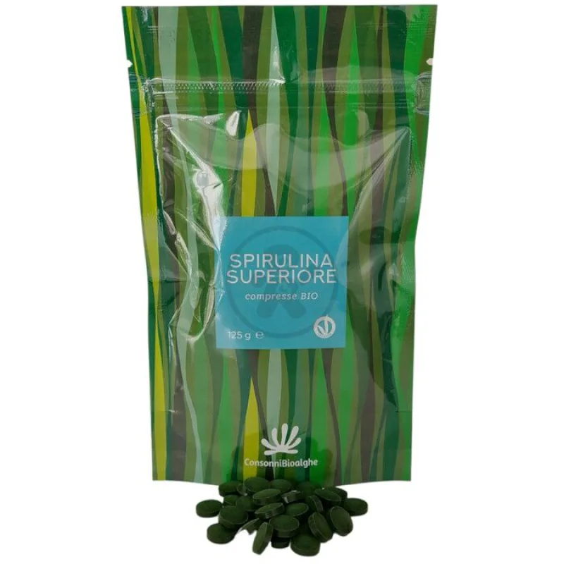 Spirulina 500mg TOP BIO tablety ConsonniBioalghe