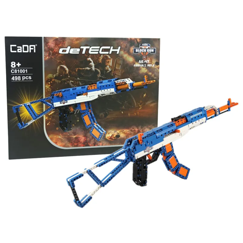 CaDA dětský samopal AK-47 stavebnice 498 dílků