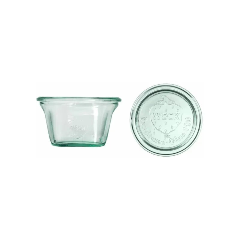 Zavařovací sklenice WECK Quadro 290 ml s víčkem, set 6 ks, WE-768-100P