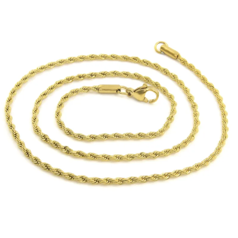Tenký řetízek VALIS GOLD 45/0,2 cm