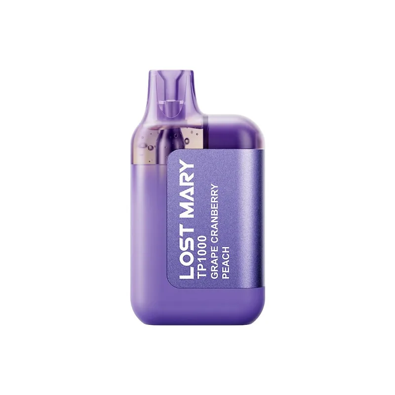 Lost Mary TP1000 - Grape Cranberry Peach - 20mg  Hroznové víno, Brusinka, Broskev
