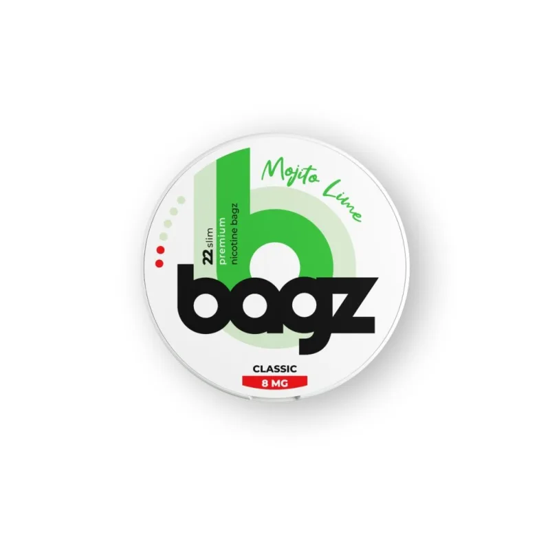 Bagz MOJITO LIME (Mojito a limetka) 8mg - Nikotinové sáčky
