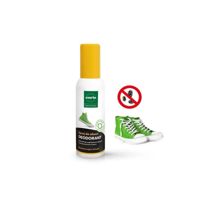 Sprej do obuvi deodorant – antimikrobiální, proti zápachu bot, 150 ml
