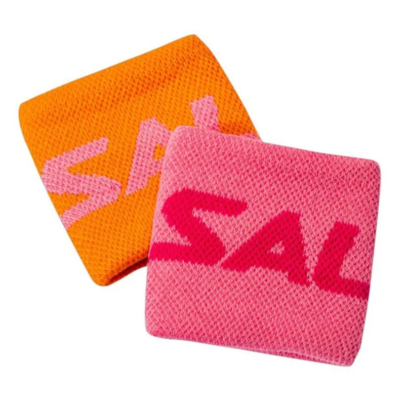Salming Wristband Short 2-pack Orange/Pink