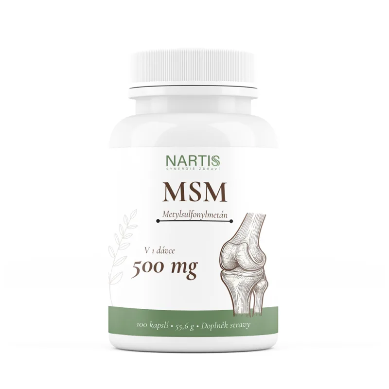 Nartis MSM 500 mg 100 kapslí