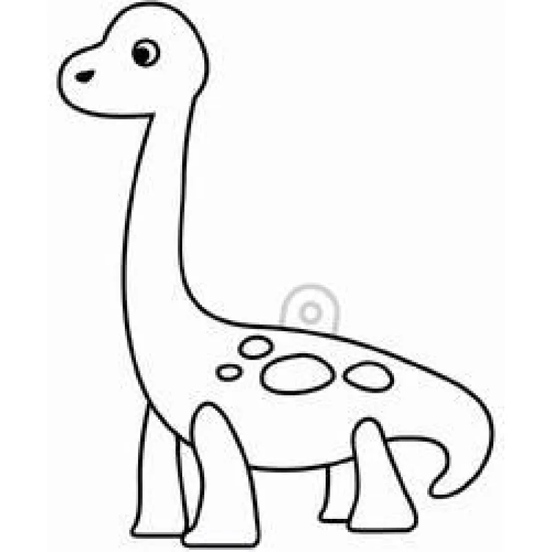 Závěsné sklíčko kontura dinosaurus Brachiosaurus