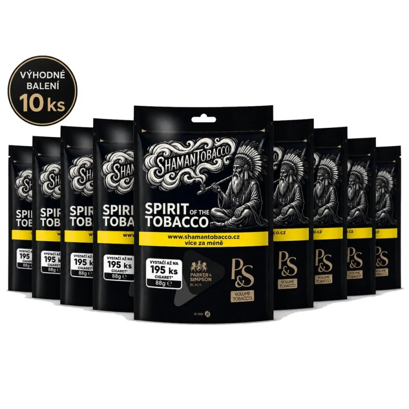 10x P&S Black 88g cigaretový tabák (880g)