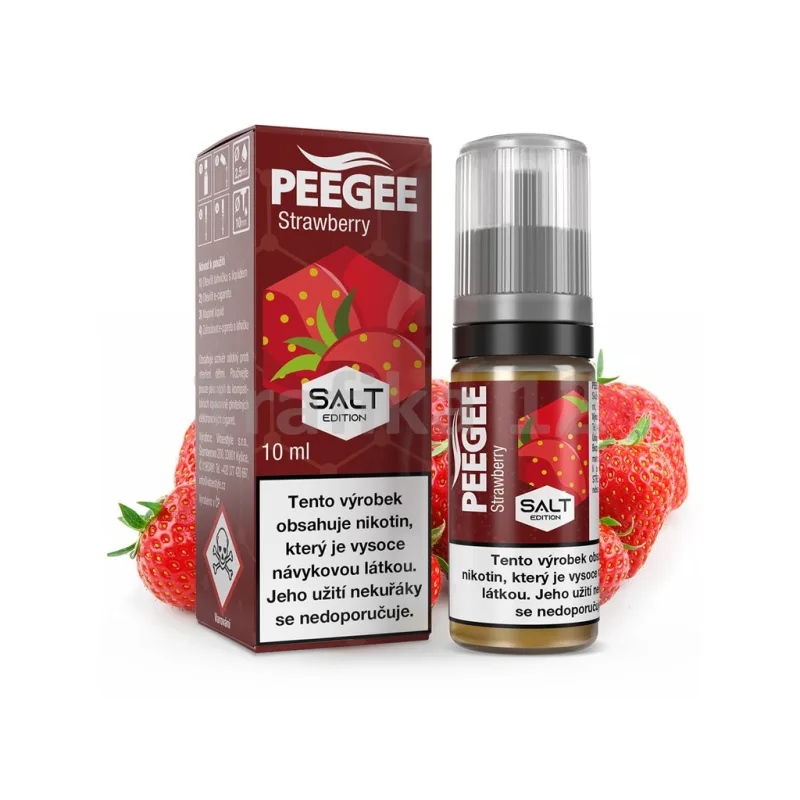 PEEGEE Salt - Jahoda (Strawberry) 10ml