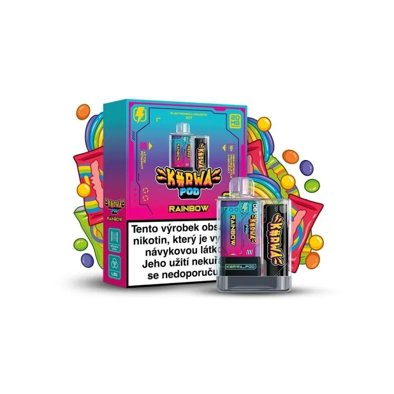 Kurwa Pod - Starter Kit - Rainbow  Hybridní elektronická cigareta