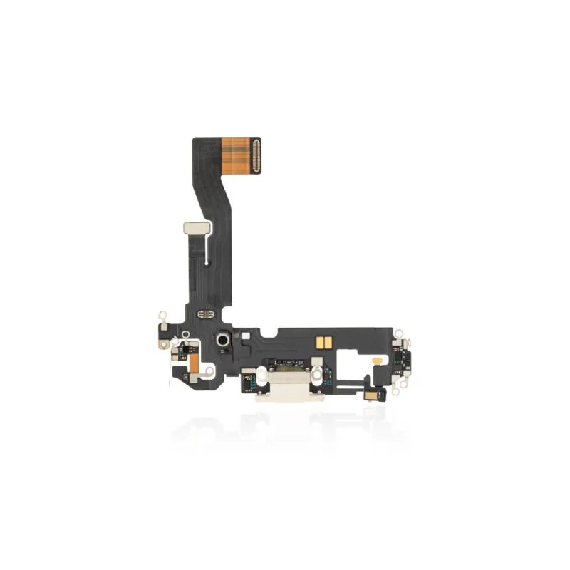Flex kabel s nabíjecím konektorem Gold - iPhone 12/12 Pro