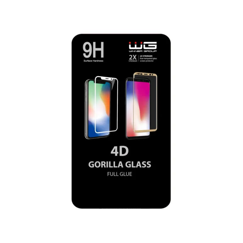 Tvrzené sklo 4D Full Glue iPhone 6/6s/7/8/SE20/SE22 White