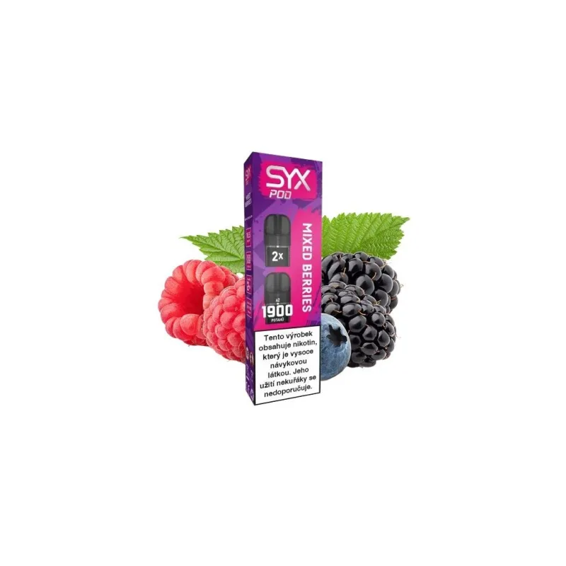 SYX POD - náplň - Mixed Berries 16,5mg