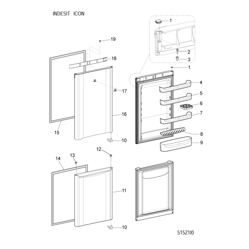 Panel-kryt - C00304612