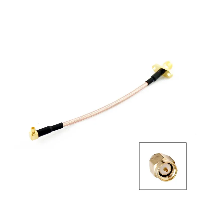 MMCX->SMA/RP-SMA Pigtail 90° Konektor: SMA