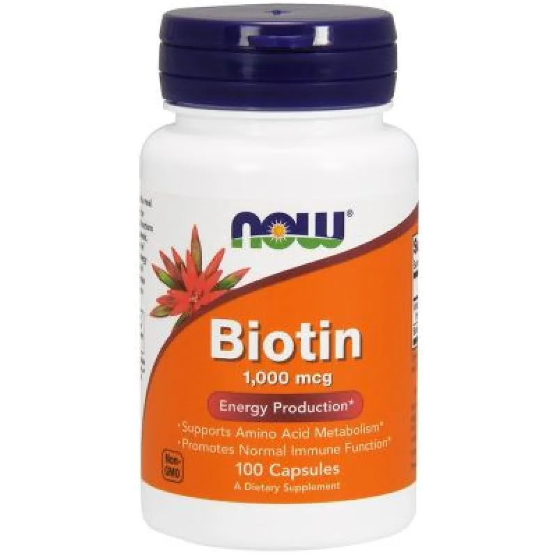 Biotin, 1000 mcg, 100 kapslí – náhled 1