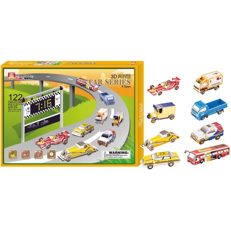 3D Puzzle - Autá