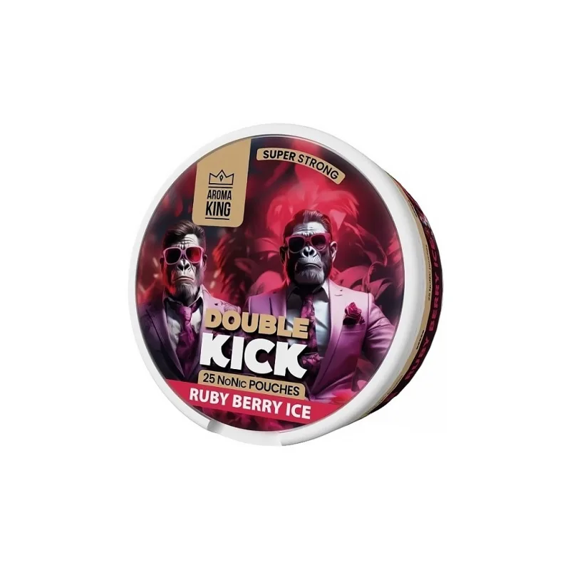 Aroma King Double Kick - NoNic sáčky - Ruby Berry ICE - 10mg /g