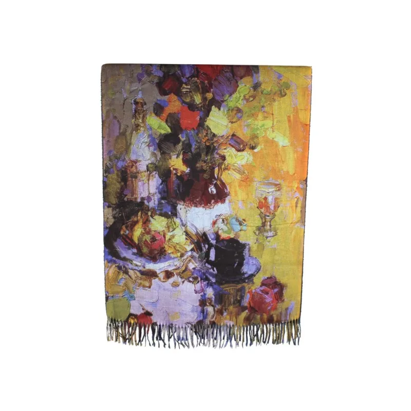 Teplá šála 180x70 cm imitace kašmíru