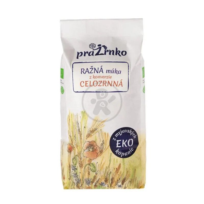 Žitná mouka celozrnná z konverze 900g Prazrnko