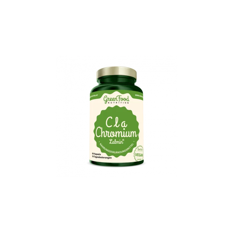 CLA + CHROM - CLA + CHROMIUM LALMIN, 60 kapslí GREENFOOD NUTRITION
